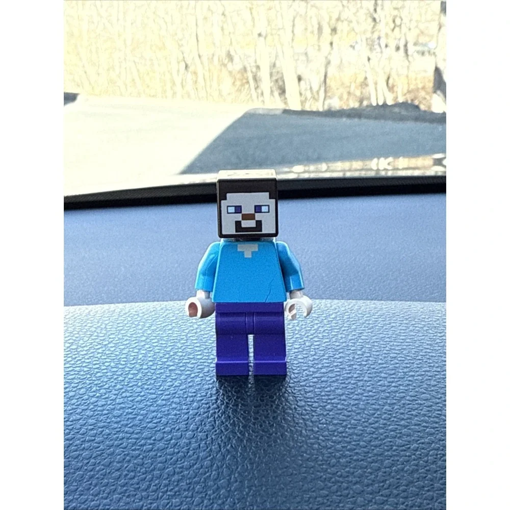 LEGO STEVE Dark Purple Legs Minecraft Minifigure min009‎